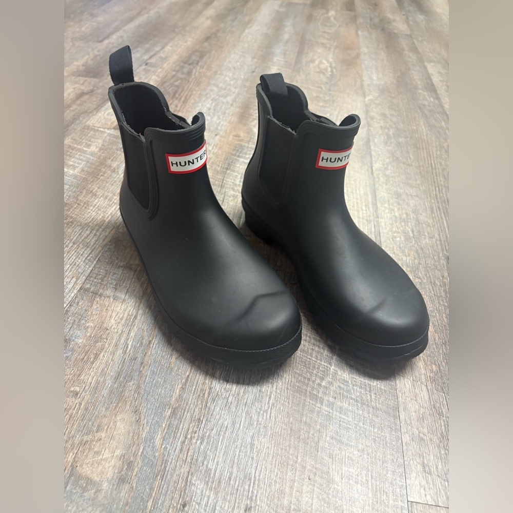 Hunter Original Chelsea Black Rain Boots